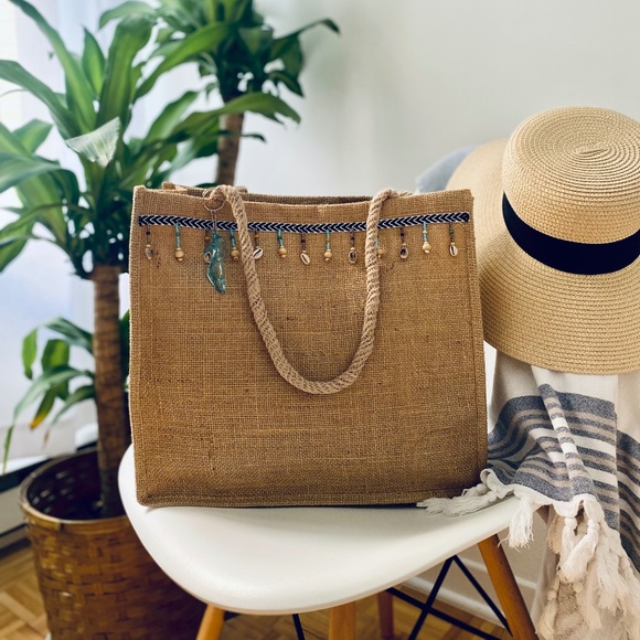 Handmade Handbags - Handmade Bag|Hand knitted bag |shoulder bag|Summer bag|Wicker Bag